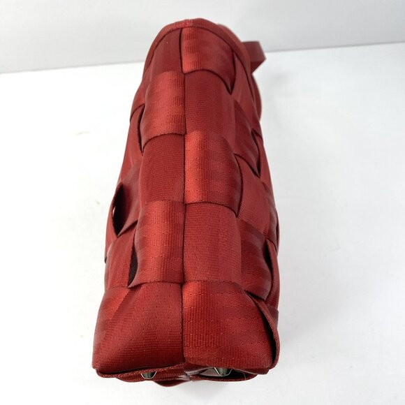 Harveys The Original Seatbelt Bag Purse Satchel Shoulder Red Y2K 11"x9" - Picture 5 of 9